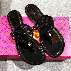 NWT Tory Burch MILLER PATENT SANDAL